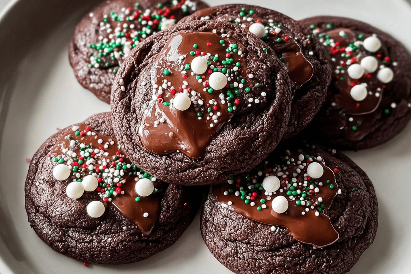 Hot Chocolate Cookies Recipe With Rich Cocoa And Marshmallow Swirls 6 Hot Cocoa Cookies