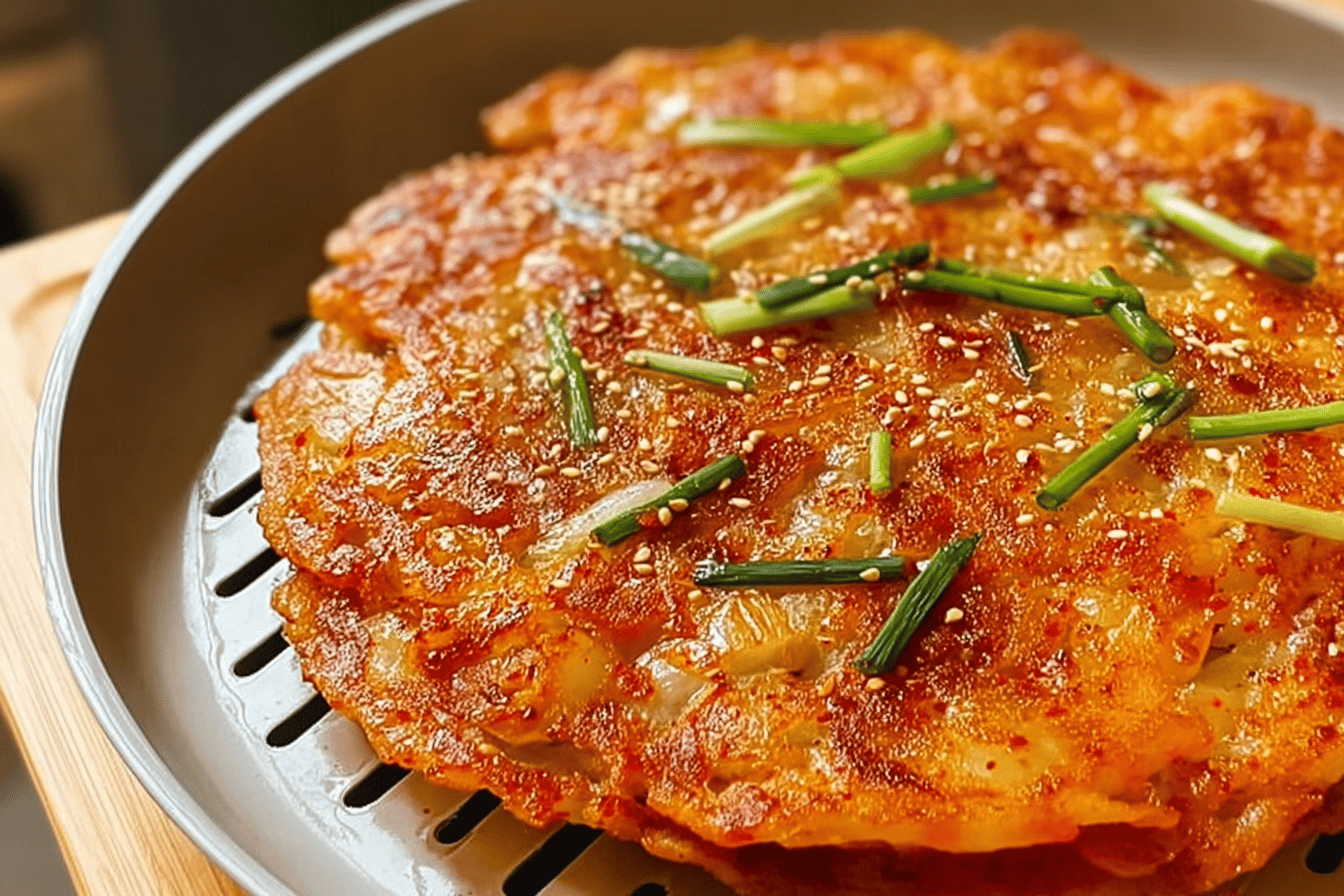 Crispy Kimchi Pancakes Recipe Easy Authentic Korean Style 6 Kimchi Pancake
