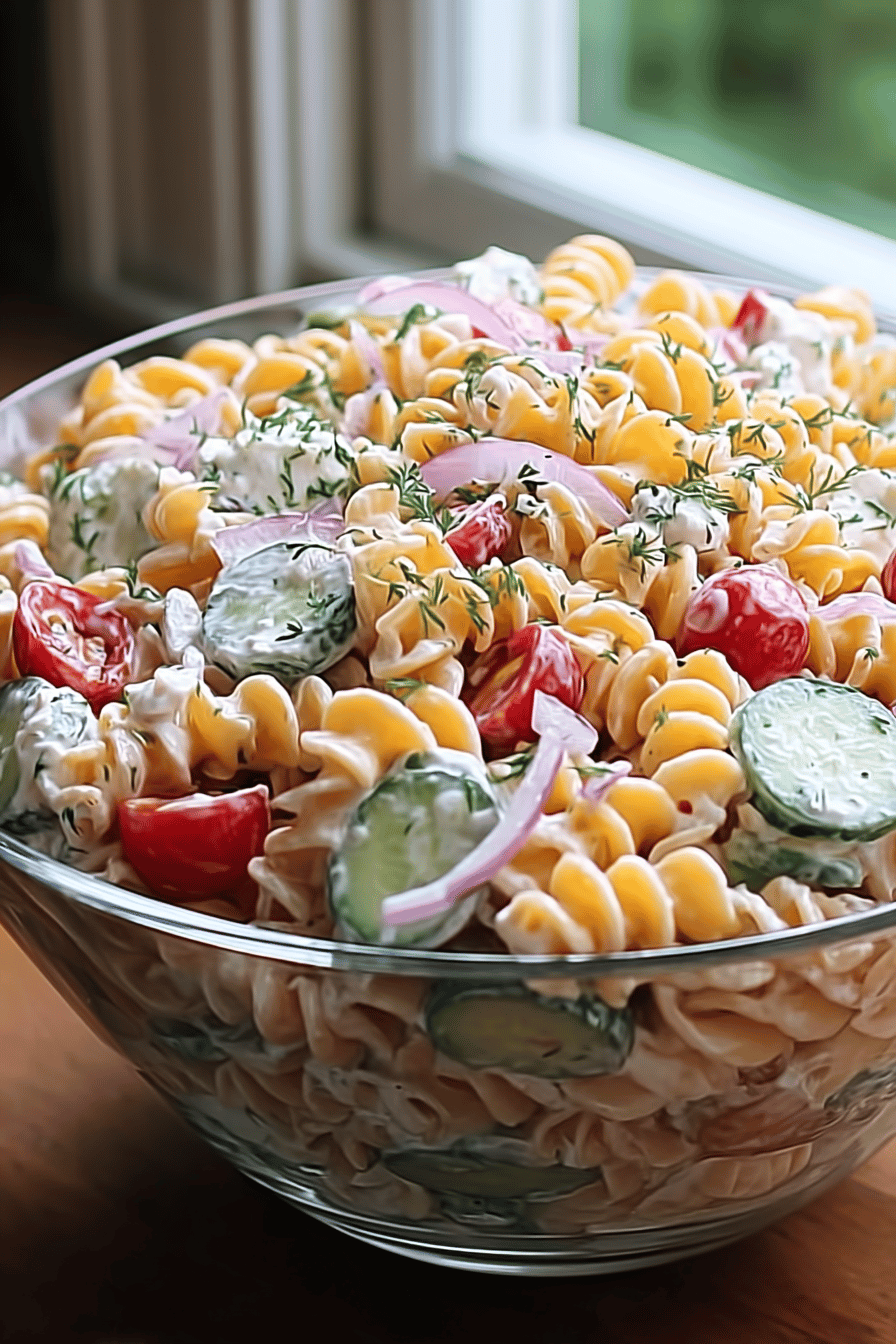 Layered Pasta Salad Recipes With Fresh Ingredients And Simple Preparation 6 Layered Pasta Salad Bowl