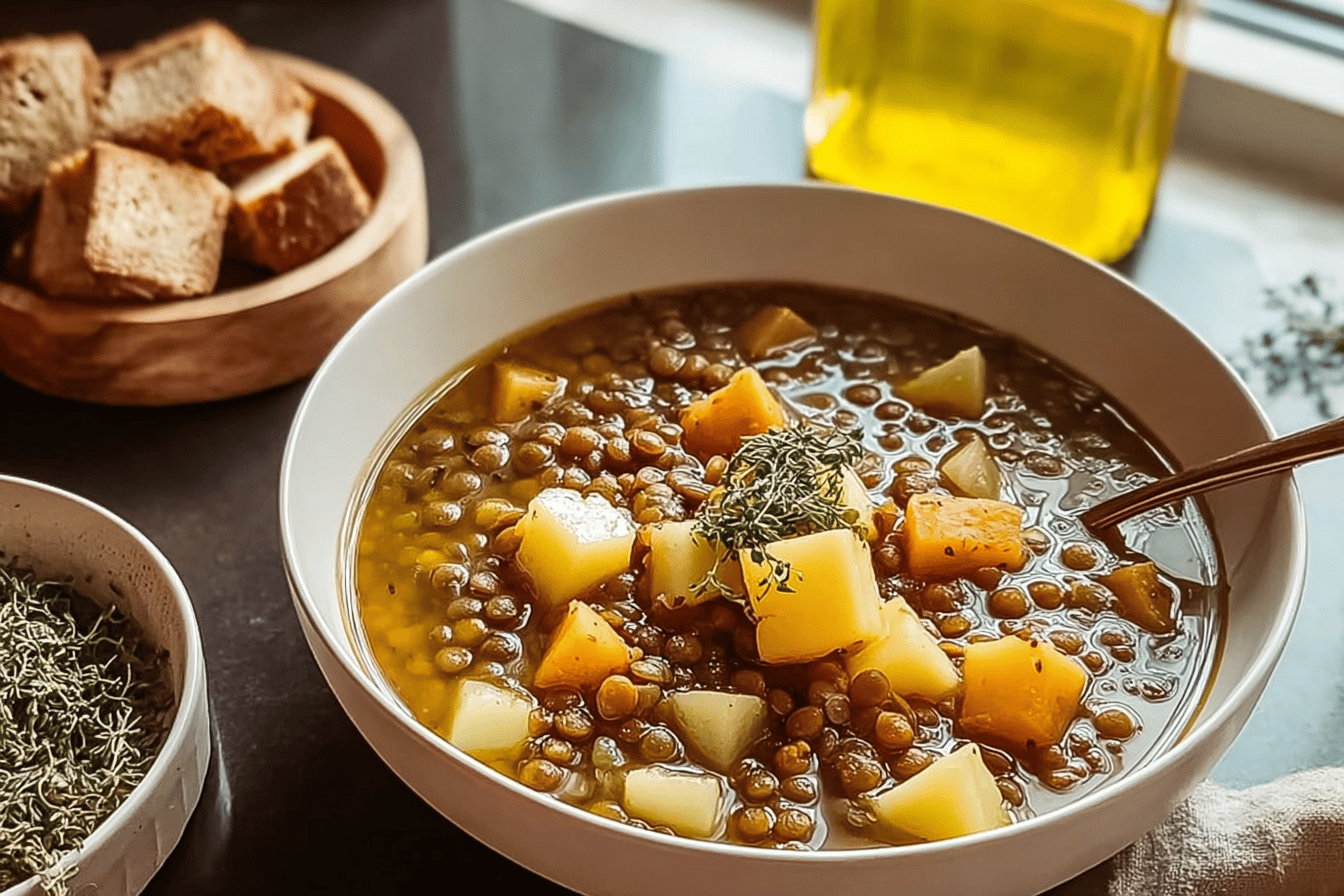 Easy Lentil Potato Soup Recipe For A Hearty Homemade Meal 6 Lentil Potato Soup