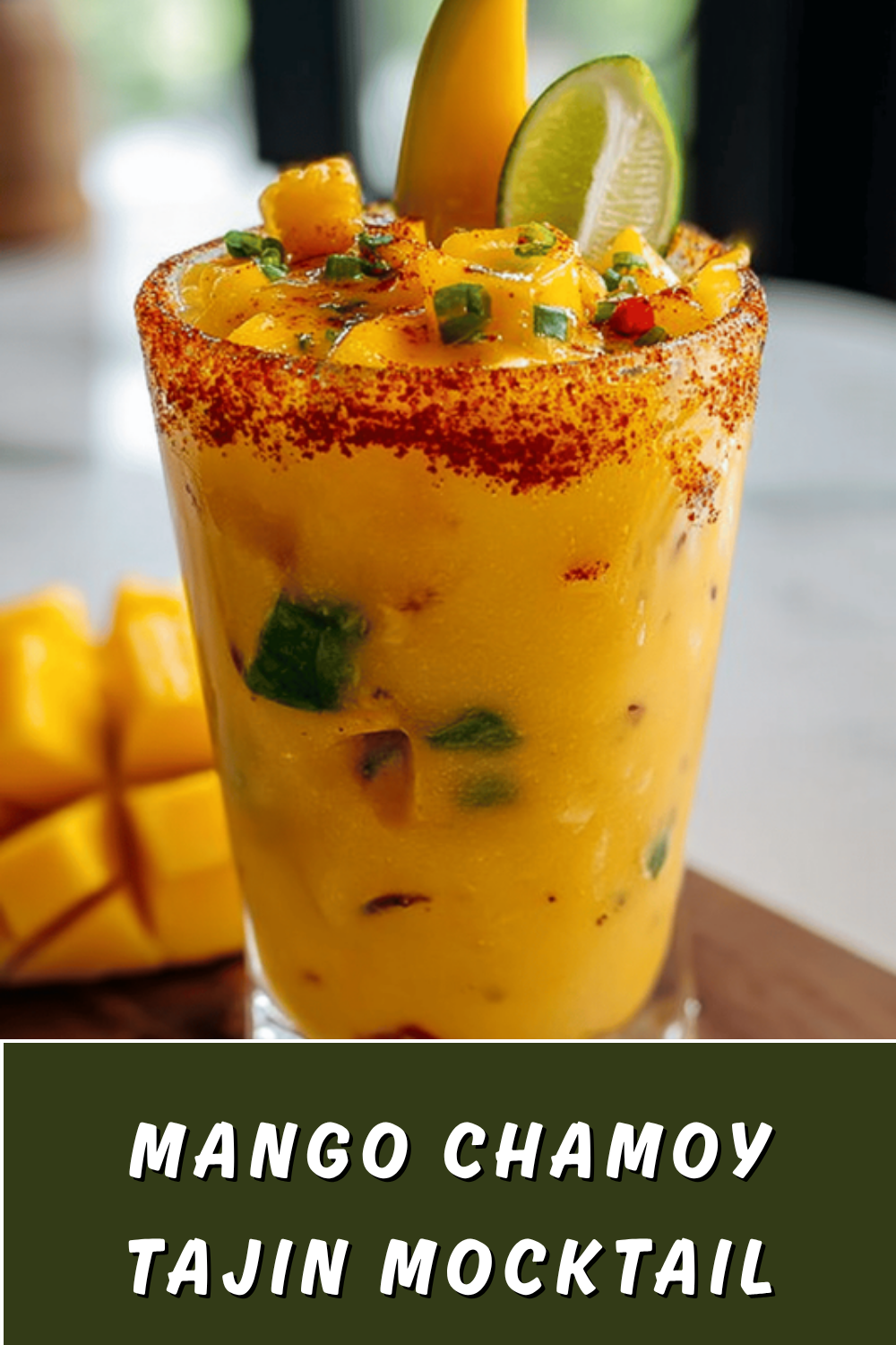 Mango Chamoy Tajin Mocktail