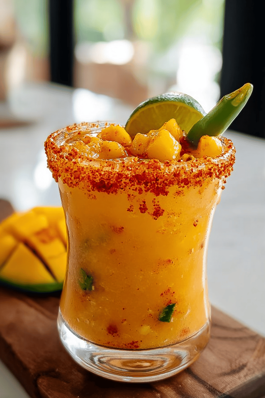 Mango Chamoy Tajin Mocktail