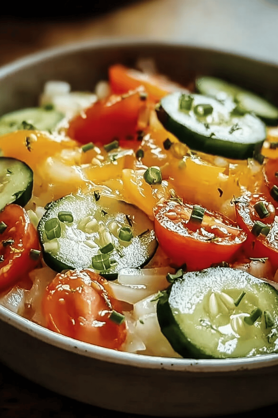 Marinated Cucumber Tomato Onion Salad Ready In 5 Minutes 6 Marinated Cucumber Tomato Onion