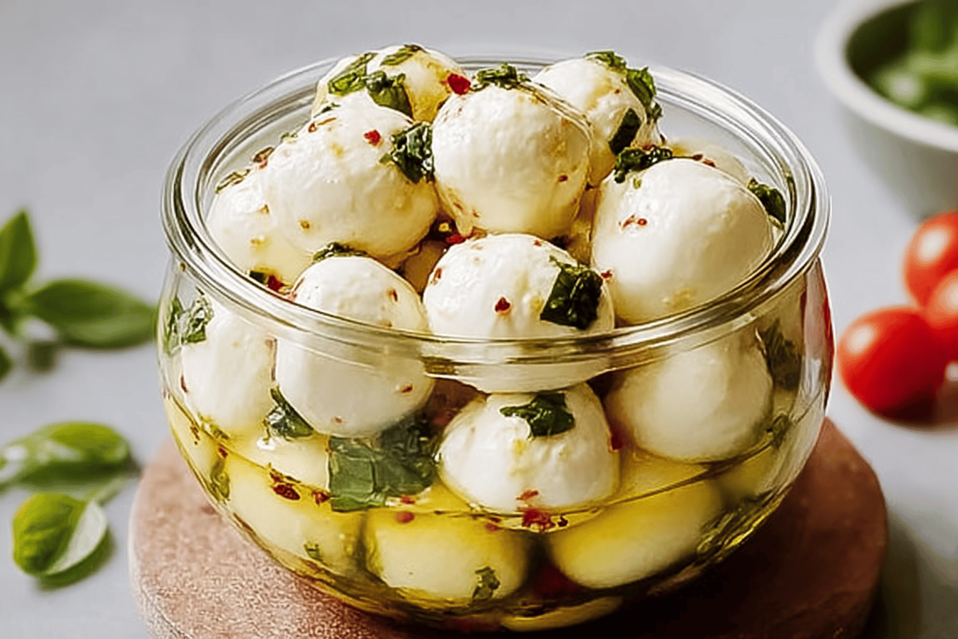 Marinated Mozzarella Balls