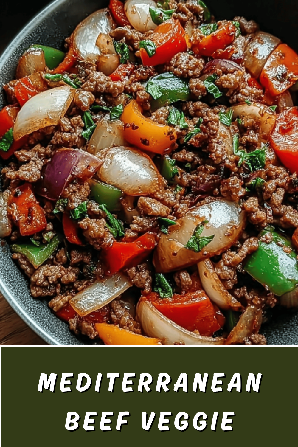 Mediterranean Ground Beef Stir Fry With Fresh Vegetables And Herbs 7 Mediterranean Beef Veggie Stirfry