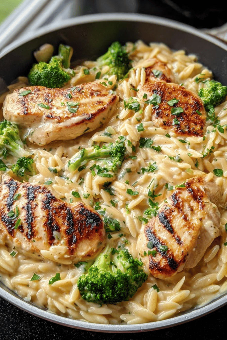 One Pot Mediterranean Chicken With Flavorful Orzo Recipe 6 Mediterranean Creamy Chicken Orzo