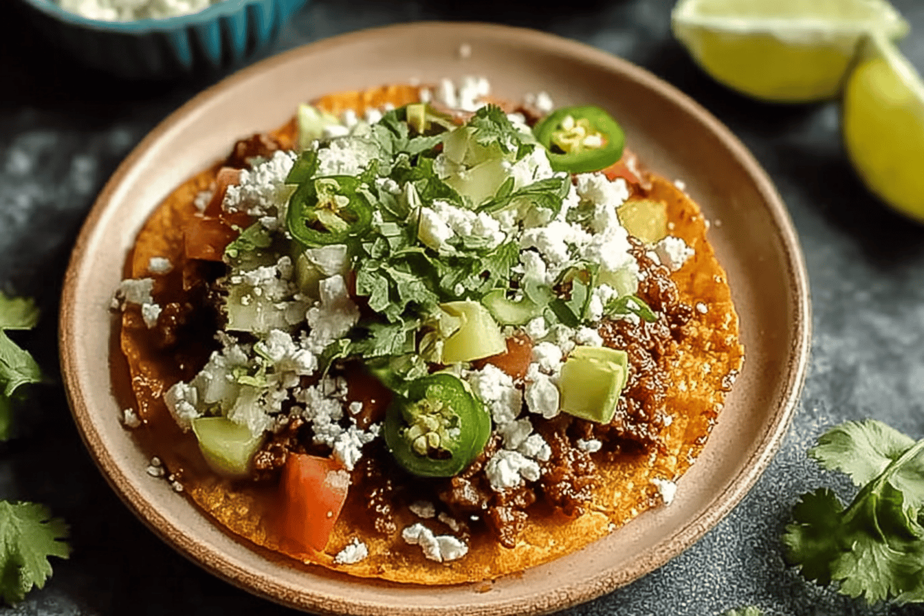 Easy Mexican Tostada Recipe With Fresh And Simple Ingredients 6 Mexican Tostada