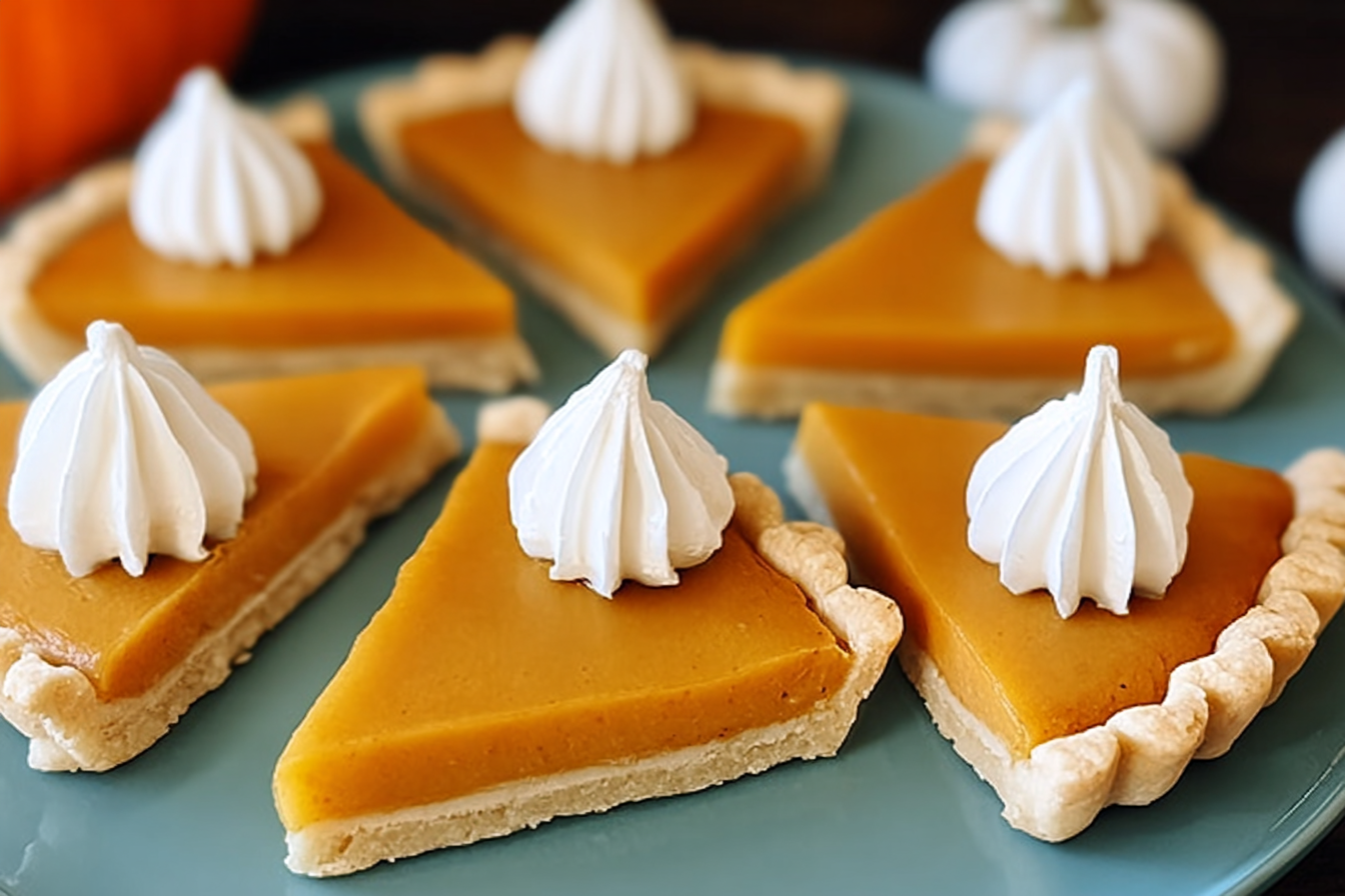 Pumpkin Pie Cut-Out Cookies Recipe For Festive Fall Baking 6 Mini Pumpkin Pie Slice Cookies