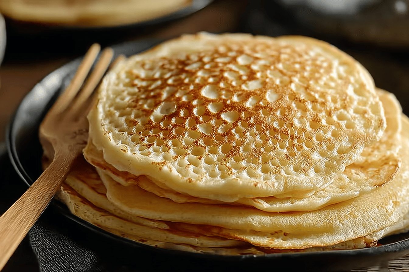 Moroccan Pancakes Baghrir Recipe For Soft Honeycomb Crepes 6 Moroccan Baghrir Pancakes