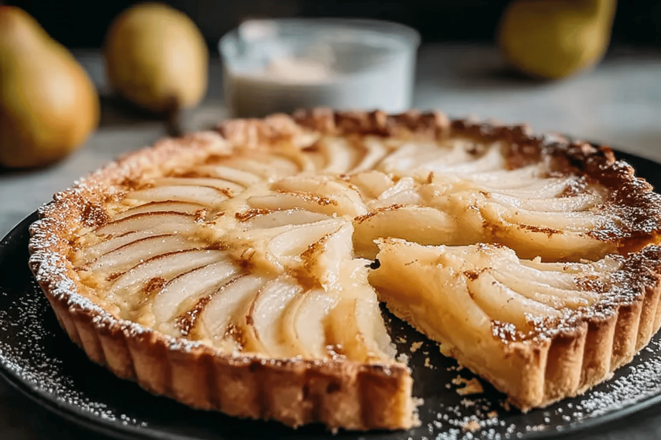 Pear Frangipane Tart