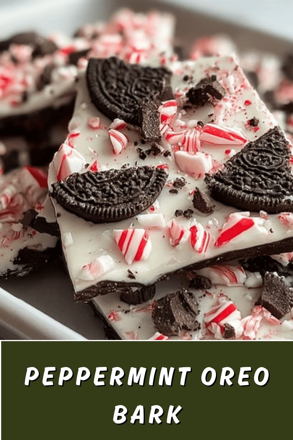 Peppermint Oreo Bark Recipe With Creamy Chocolate And Crunchy Cookies 7 Peppermint Oreo Bark