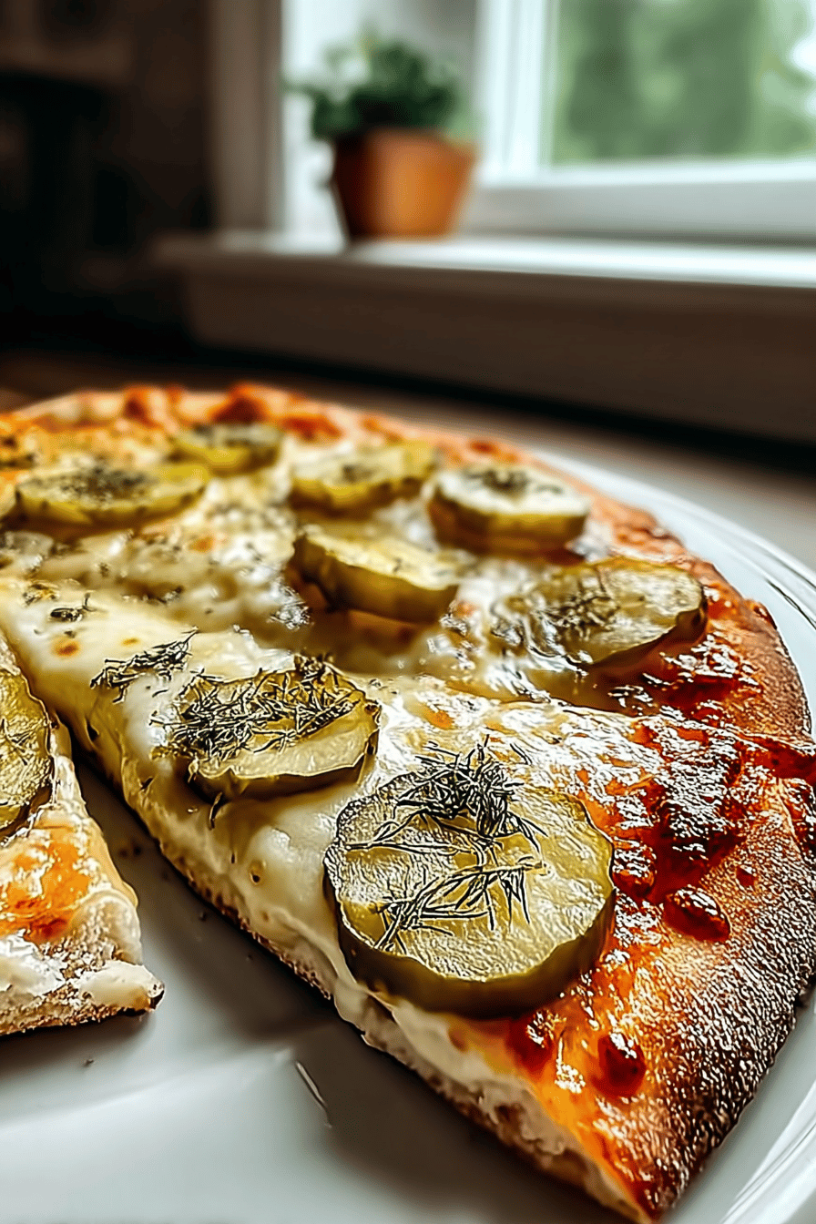 Pickle Pizza Recipes That Combine Tangy Flavor With Cheesy Goodness 6 Pickle Dill Pizza