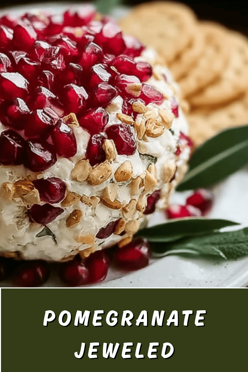 Pomegranate Jeweled Cheeseball Recipe For Festive Gatherings 7 Pomegranate Jeweled Cheeseball