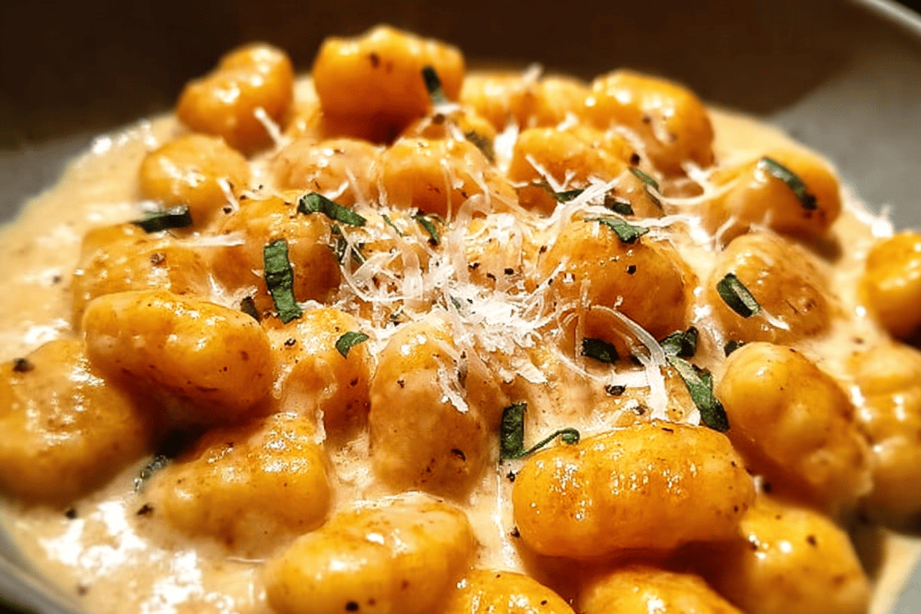 Pumpkin Gnocchi With Sage Butter Sauce Recipe For Easy Fall Meals 6 Pumpkin Gnocchi