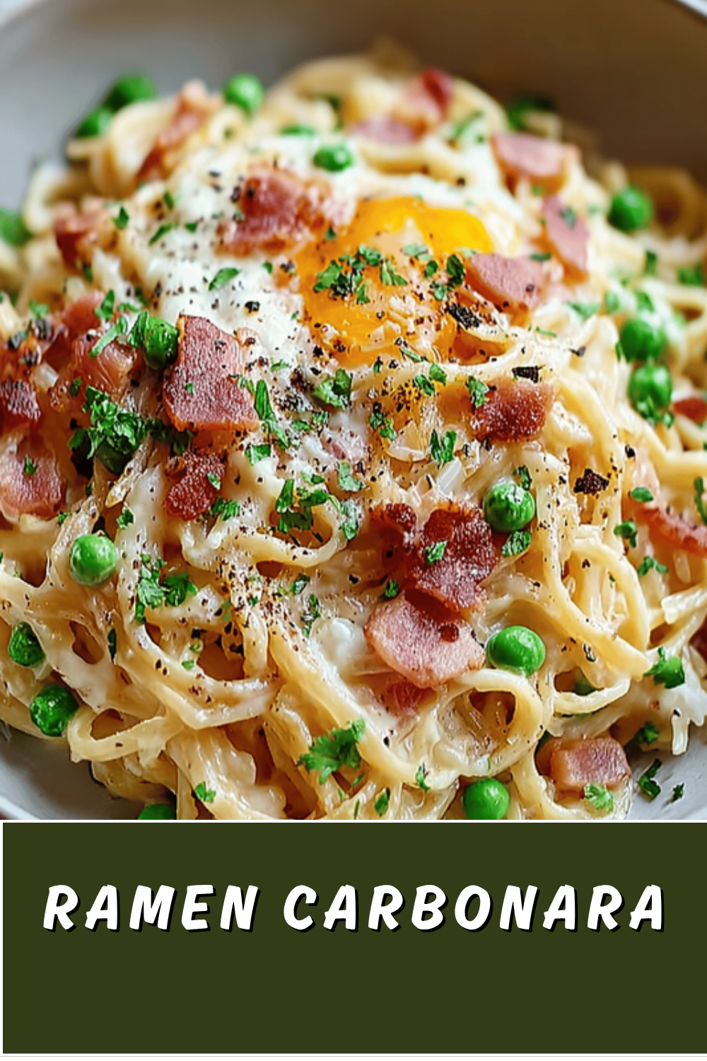 Ramen Carbonara Recipe Combining Creamy Italian Flavors With Japanese Noodles 7 Ramen Carbonara
