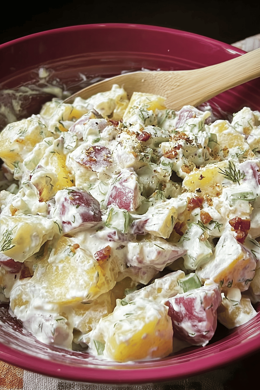 Red Skin Potato Salad Recipes With Classic And Creamy Variations 6 Red Skinned Potato Salad