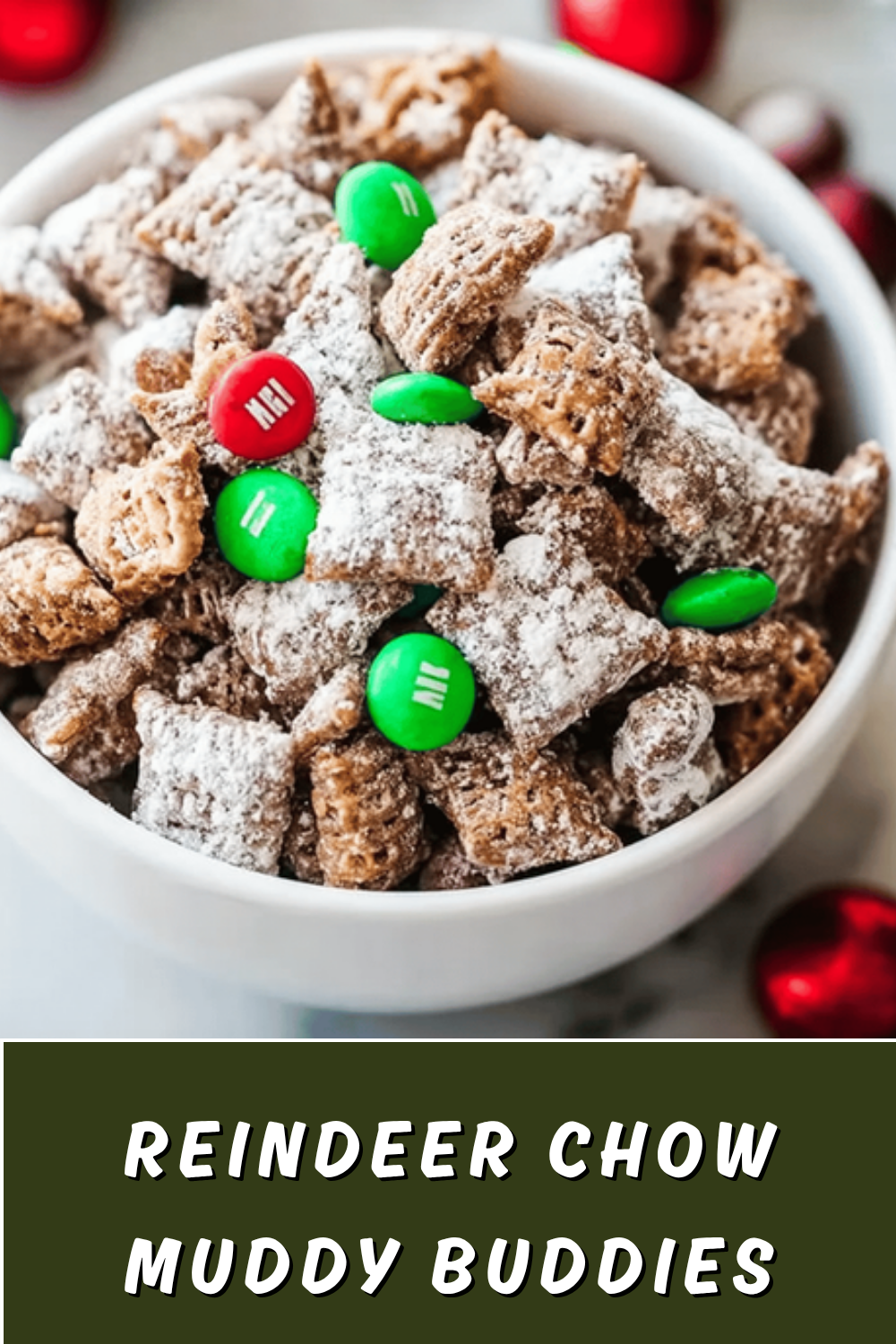 Reindeer Chow Recipe Easy Sweet And Crunchy Snack Mix 7 Reindeer Chow Muddy Buddies