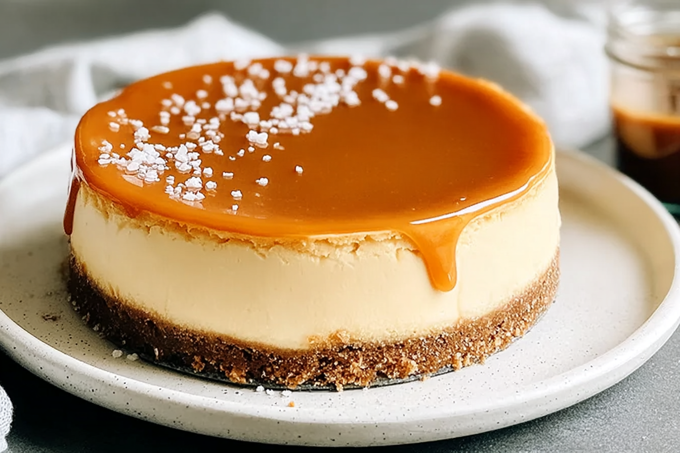 Salted Caramel Cheesecake Recipe With Rich, Creamy Texture And Sweet Finish 6 Salted Caramel Cheesecake