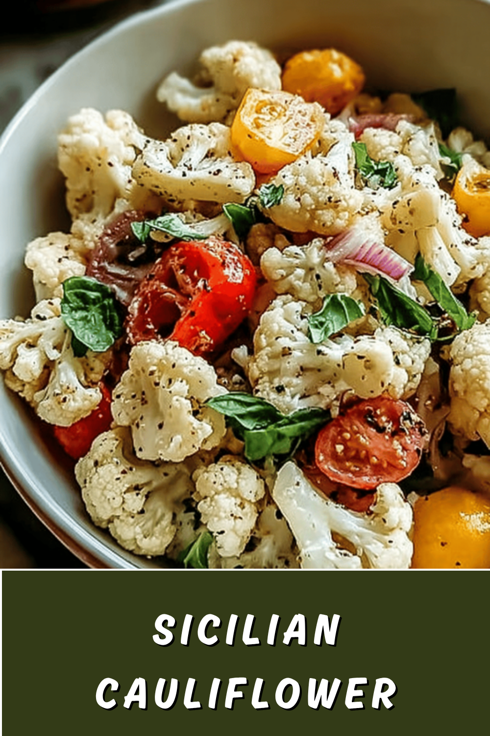 Sicilian Cauliflower Salad Recipe With Fresh Herbs And Tangy Dressing 7 Sicilian Cauliflower Salad