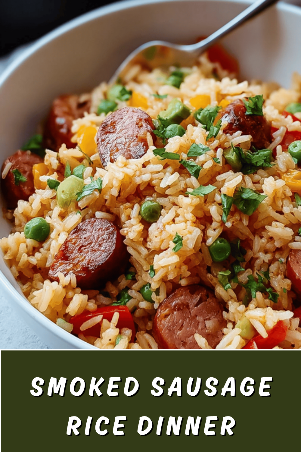 Smoked Sausage Rice Dinner