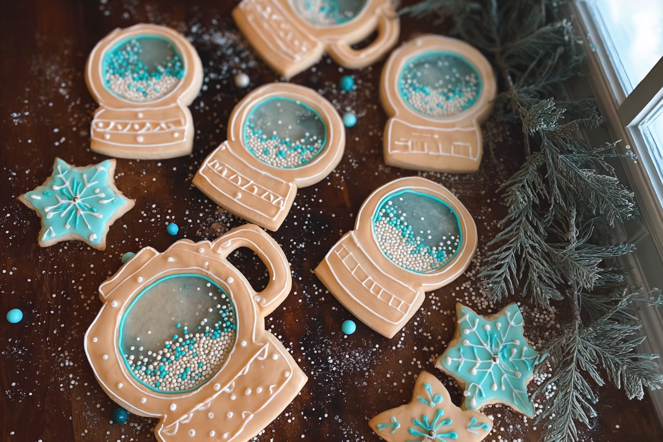 Snow Globe Sugar Cookies