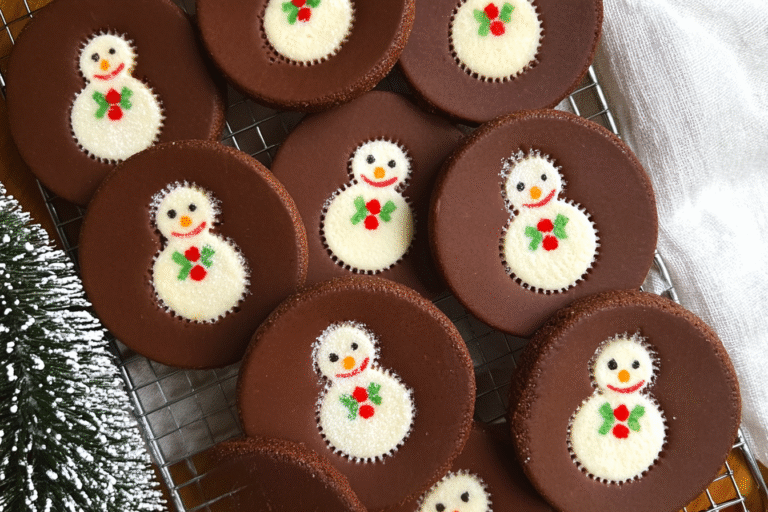Snowman Linzer Cookies 19.Png