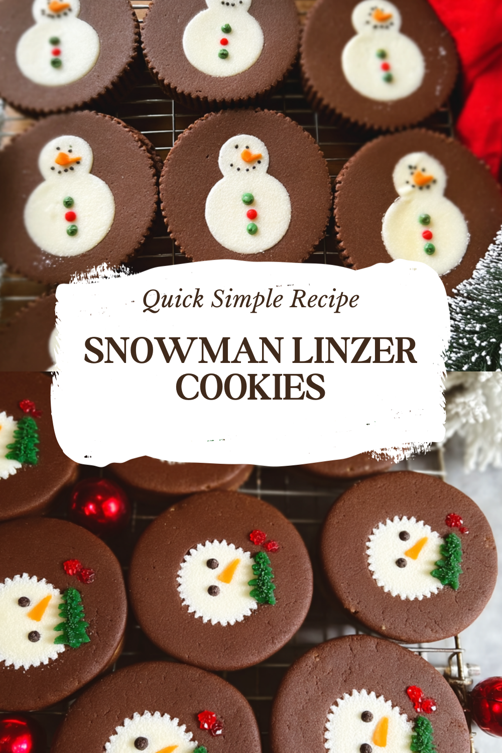 Christmas Linzer Cookies Recipe For Festive Holiday Baking 7 Snowman Linzer Cookies
