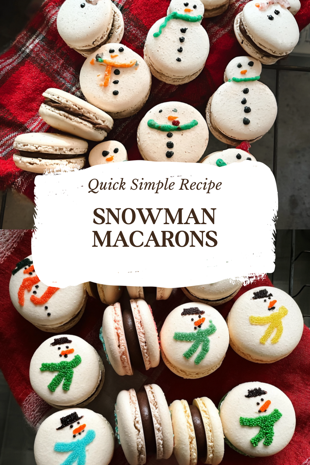 Snowman Macarons Recipe Ideas For Festive Winter Treats 7 Snowman Macarons