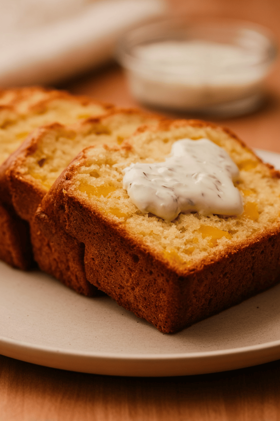 Southern Peach Bread Loaf