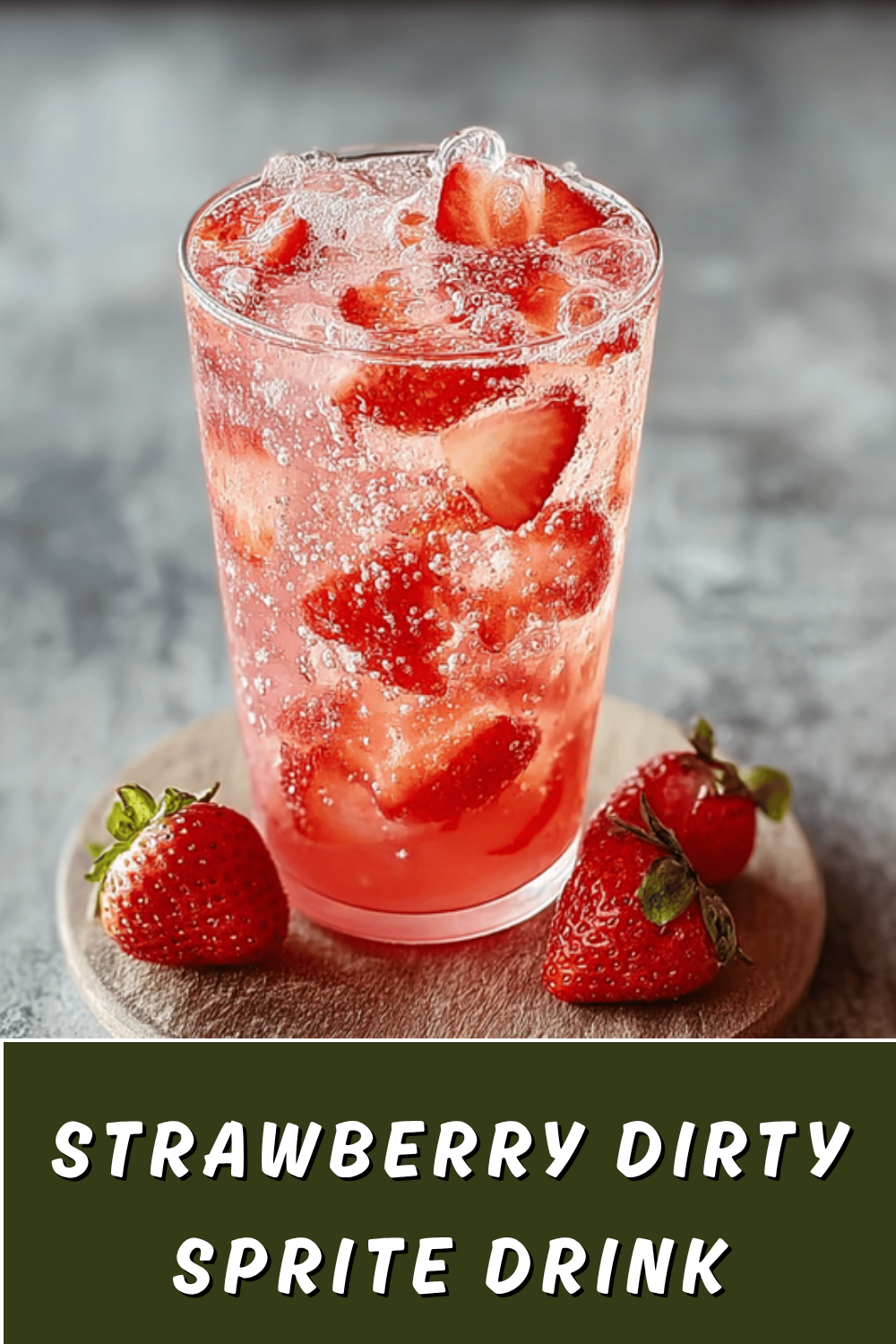 Strawberry Dirty Sprite Drink