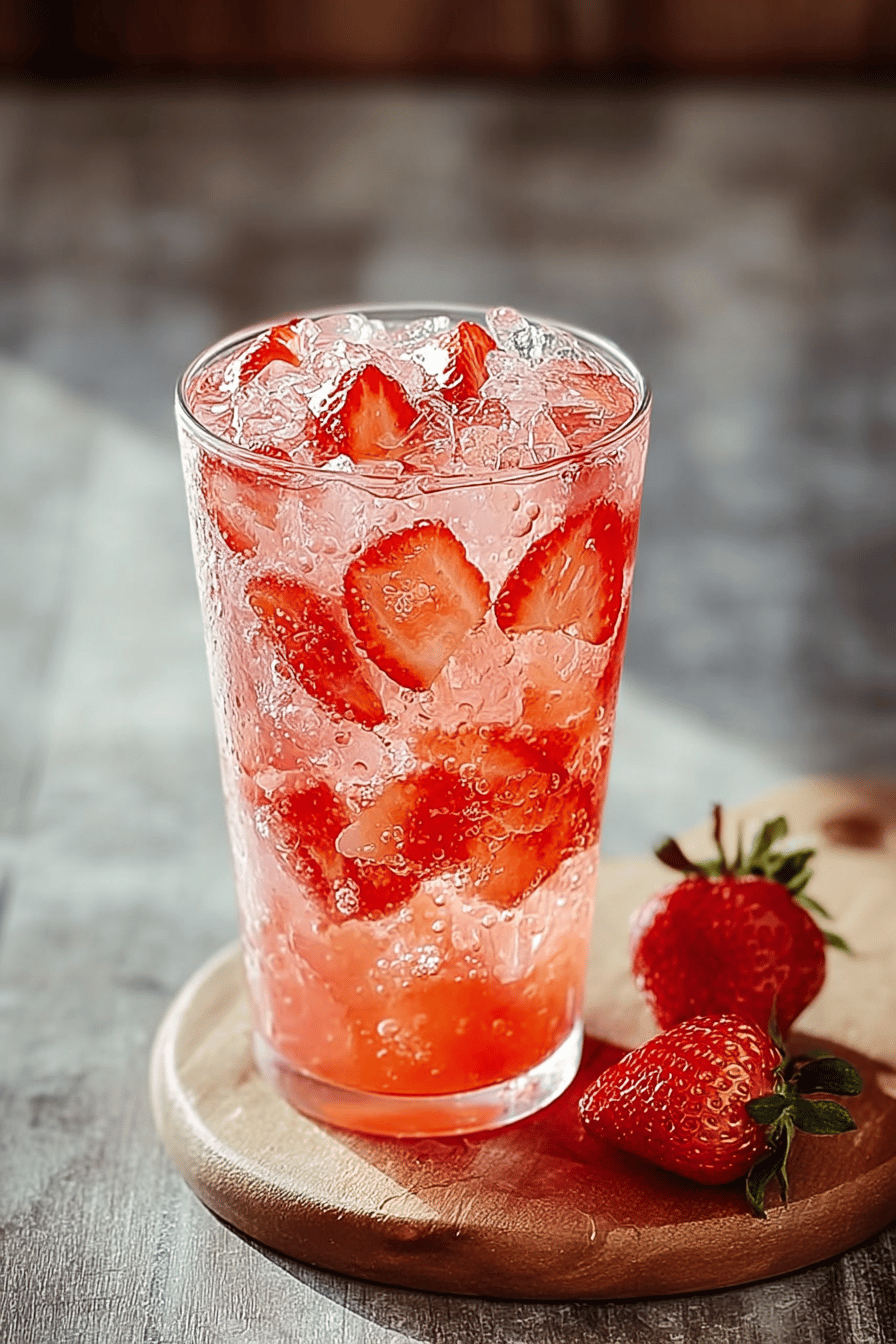 Strawberry Dirty Sprite Drink