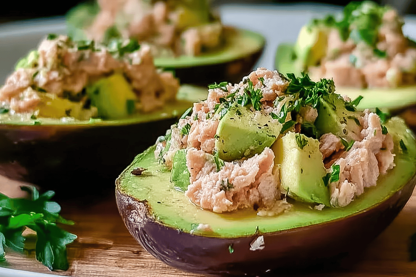 Tuna Avocado Boats Recipe With Fresh And Creamy Flavors 6 Tuna Avocado Boats