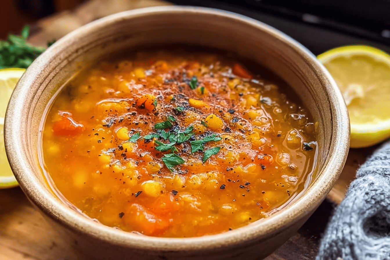 Turkish Red Lentil Soup