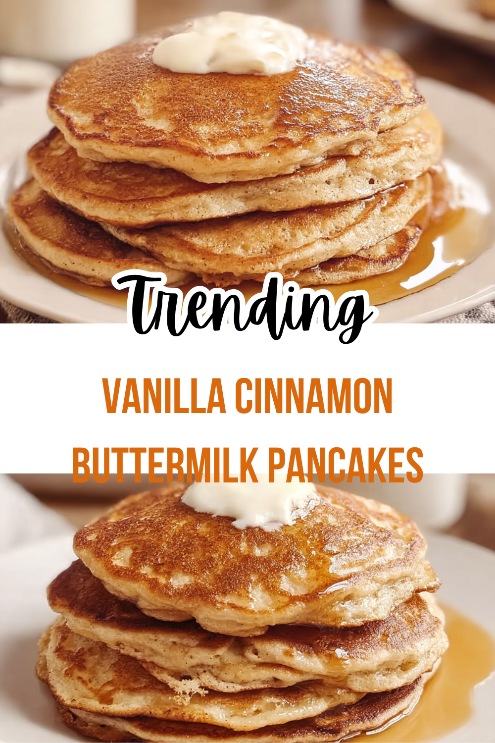 Buttermilk Pancakes With Warm Vanilla And Cinnamon Flavor 7 Vanilla Cinnamon Buttermilk Pancakes