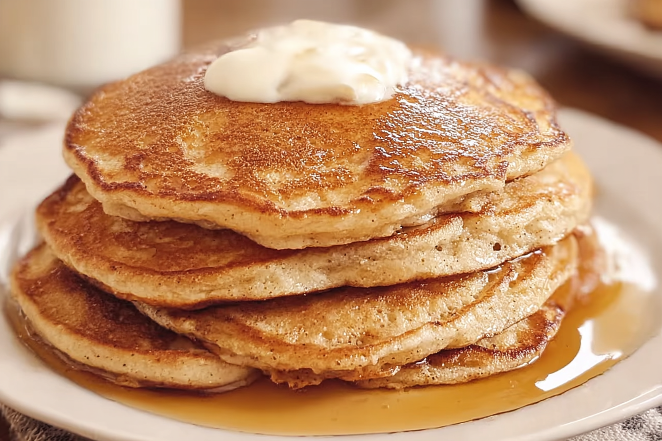 Buttermilk Pancakes With Warm Vanilla And Cinnamon Flavor 6 Vanilla Cinnamon Buttermilk Pancakes