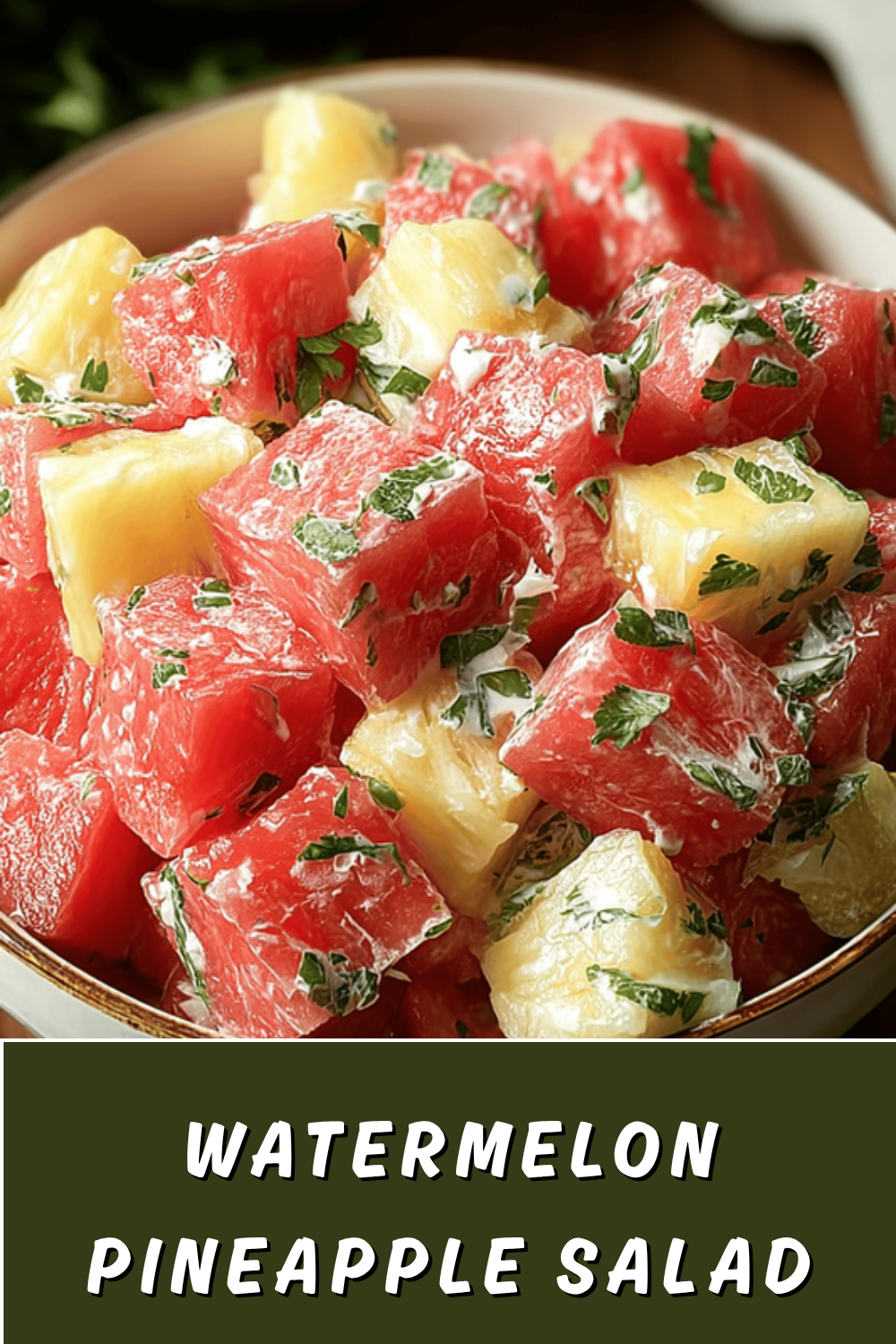 Spicy Watermelon Salad With Pineapple And Jalapeño Twist 7 Watermelon Pineapple Salad Bowl