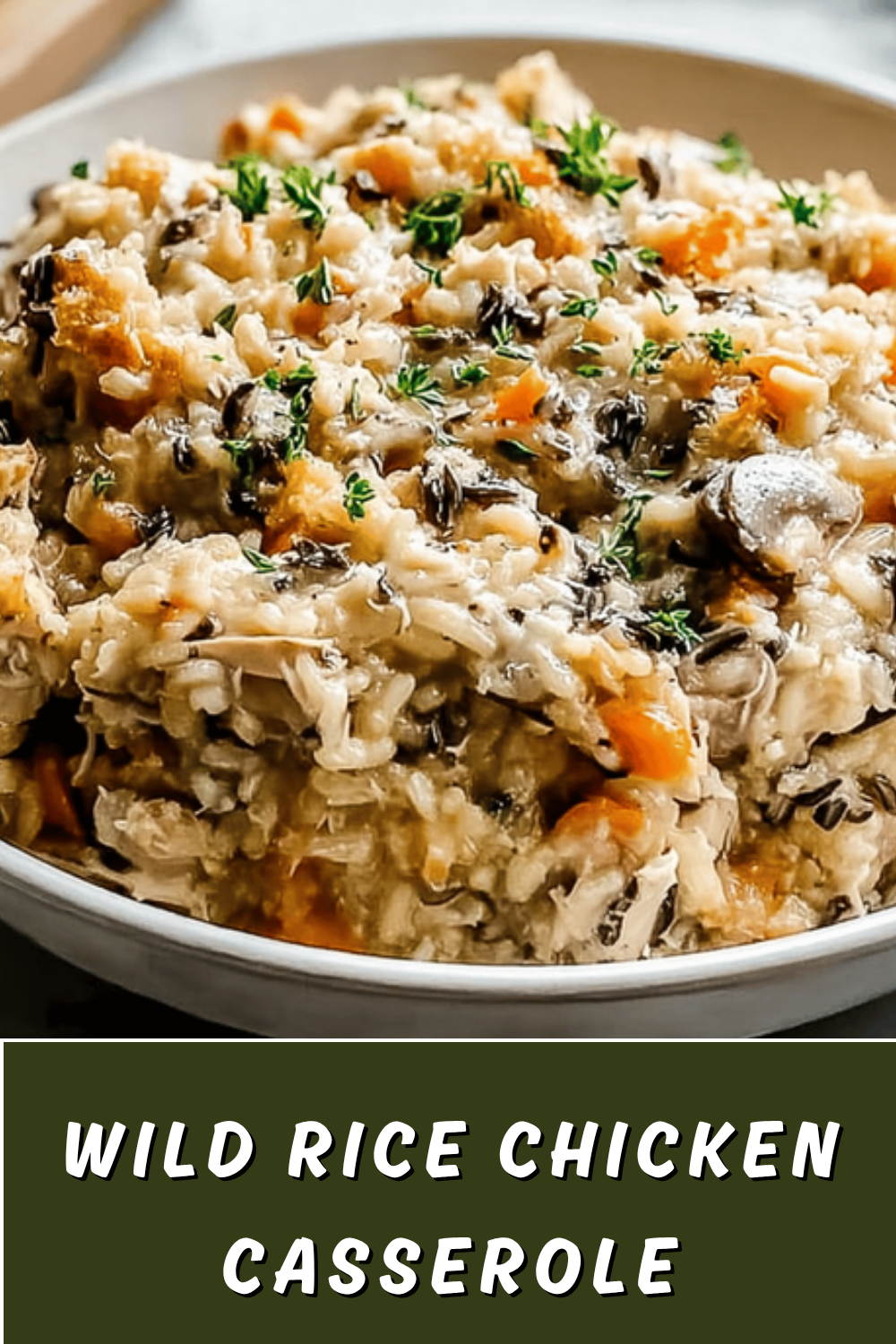Wild Rice Chicken Casserole