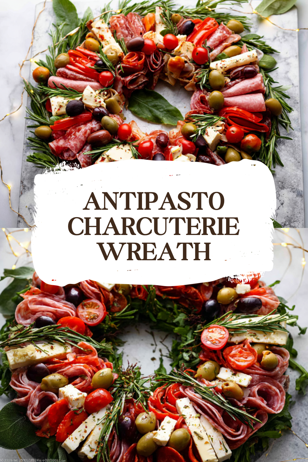 Antipasto Charcuterie Wreath