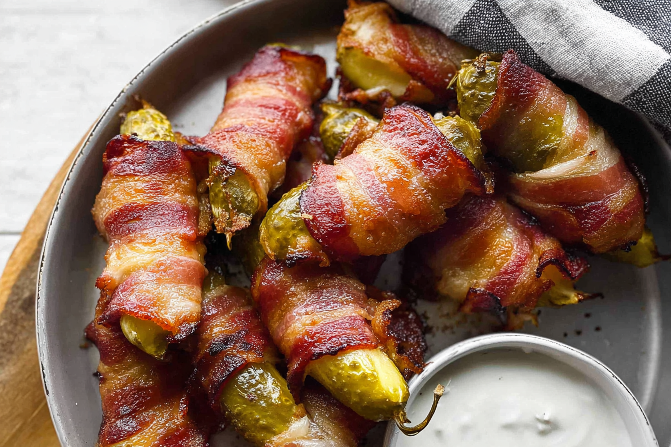 Bacon Wrapped Pickle Fries: Easy Snack Recipe 6 Bacon Wrapped Pickles
