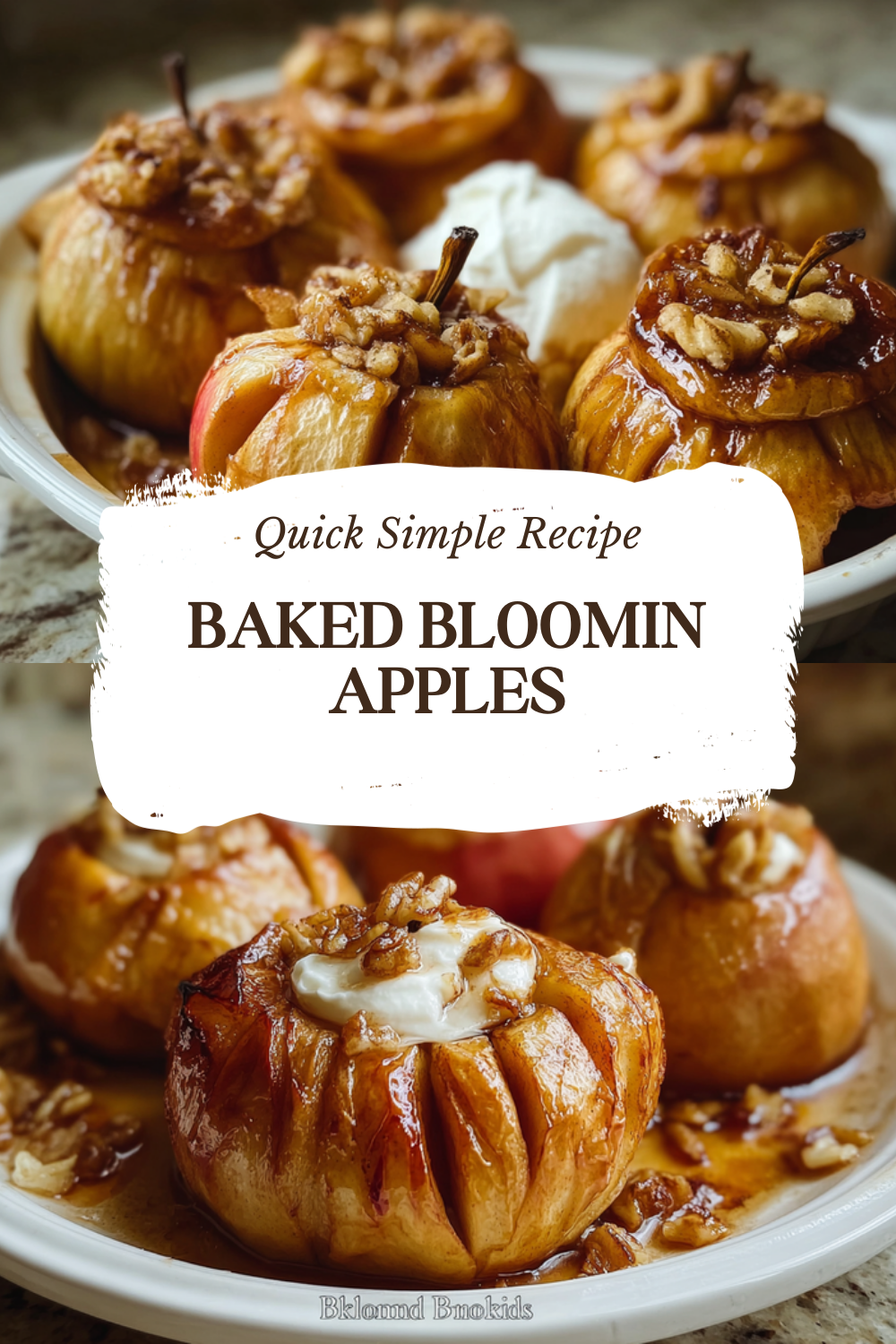 Baked Bloomin Apples
