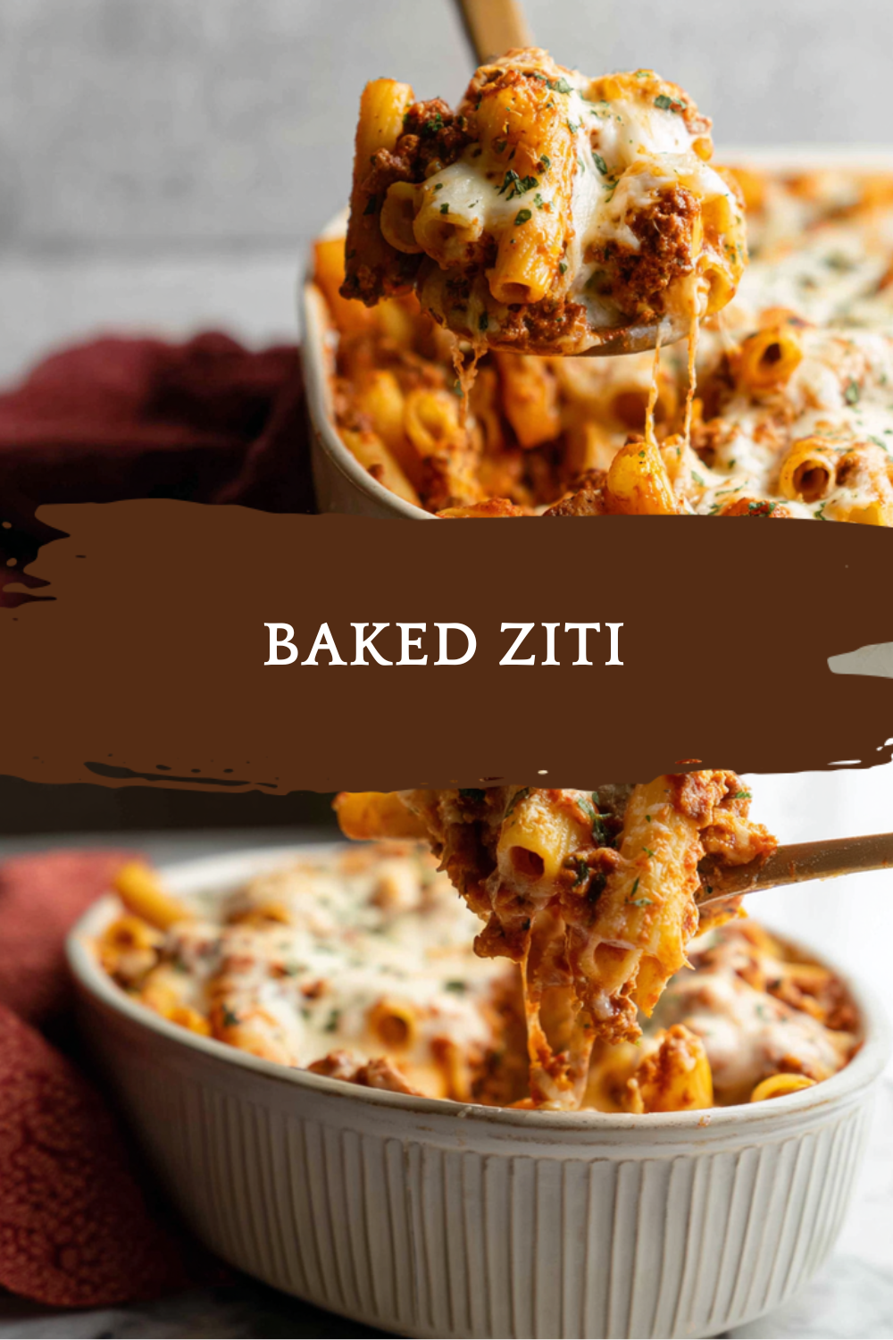 Baked Ziti Recipe With Cheesy Tomato Sauce And Italian Herbs 7 Baked Ziti