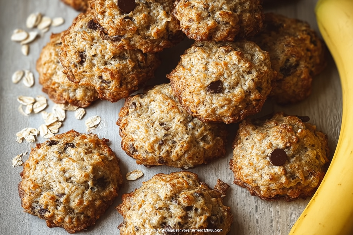 Banana Oatmeal Cookies Recipe For Healthy And Easy Baking 6 Banana Oatmeal Cookies