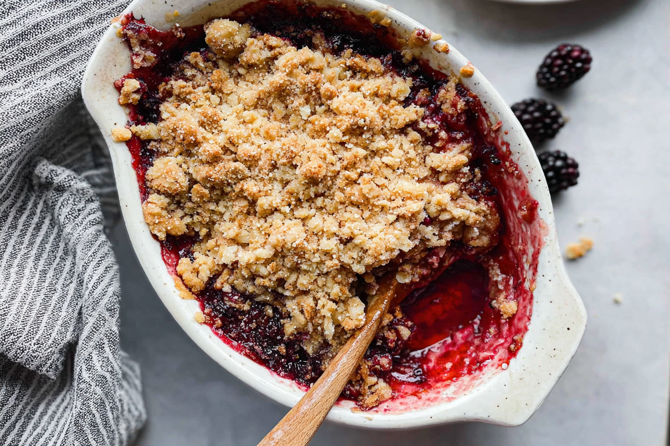 Blackberry Crumble Recipe: Easy Steps To A Delicious Summer Treat 6 Blackberry Crumble