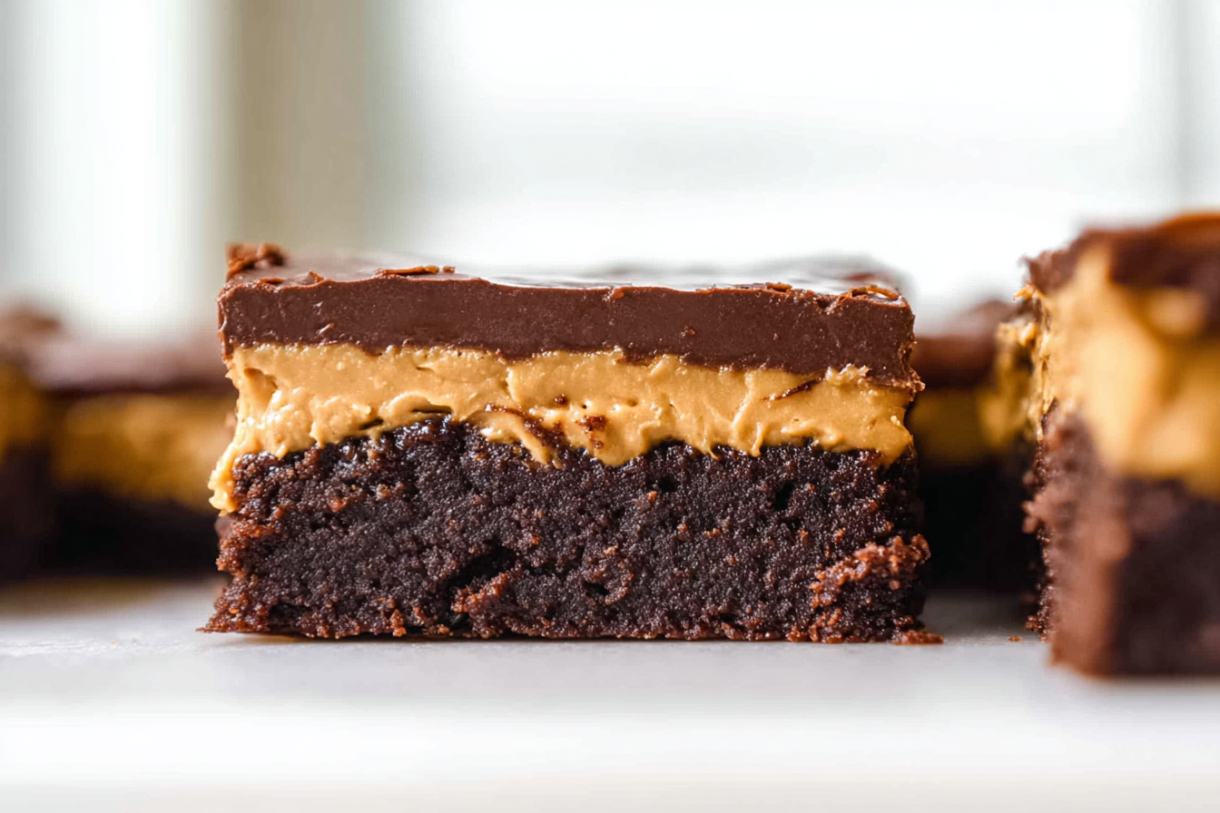 Buckeye Brownie: Mouthwatering Half Pound Indulgence 6 Buckeye Brownies