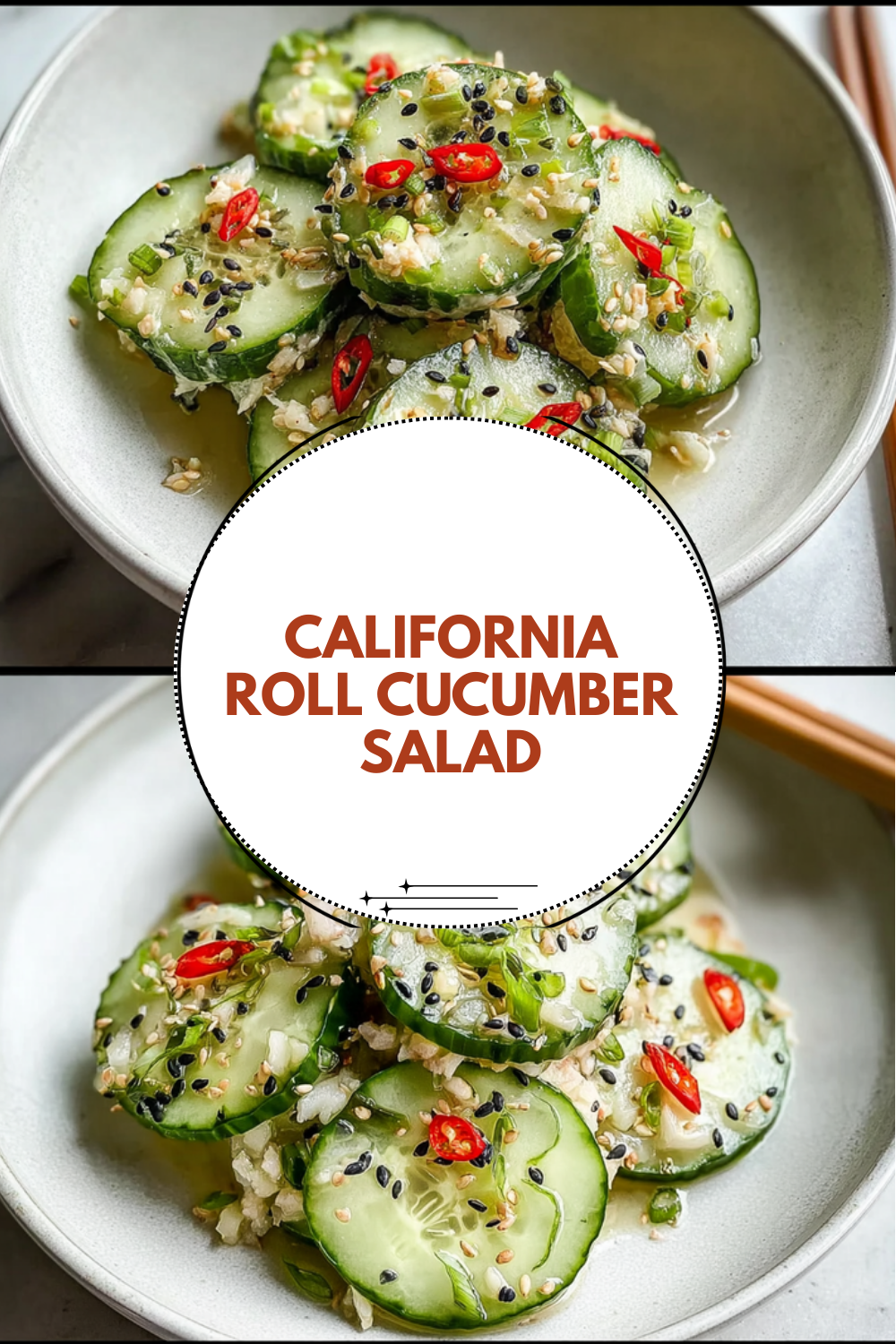 California Roll Salad With Fresh Cucumber And Sushi Flavors 7 California Roll Cucumber Salad