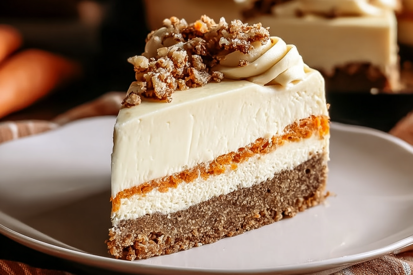 Carrot Cake Cheesecake Recipe With Creamy Layers And Spiced Goodness 6 Carrot Cake Cheesecake