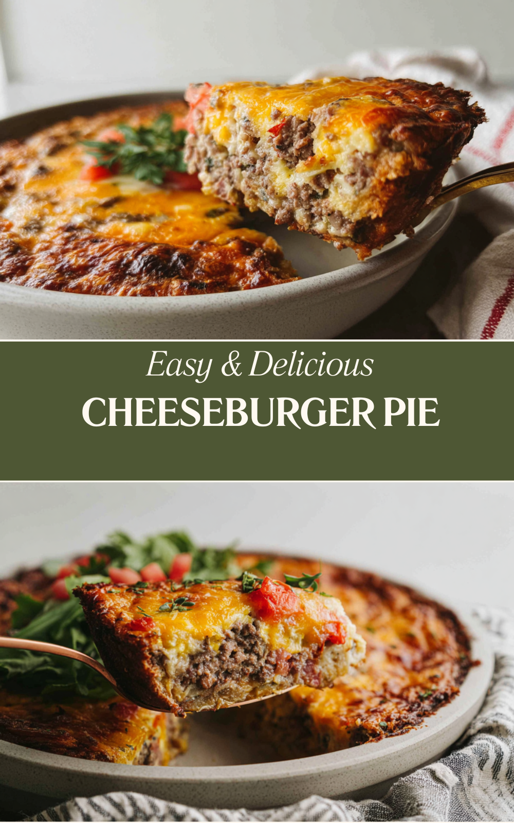 Cheeseburger Pie