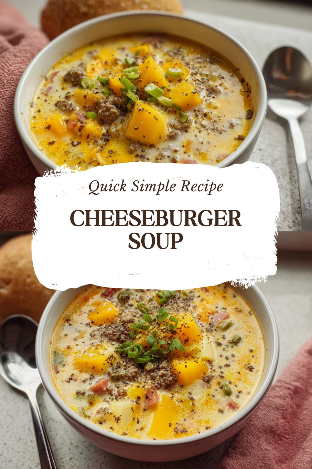 Cheeseburger Soup