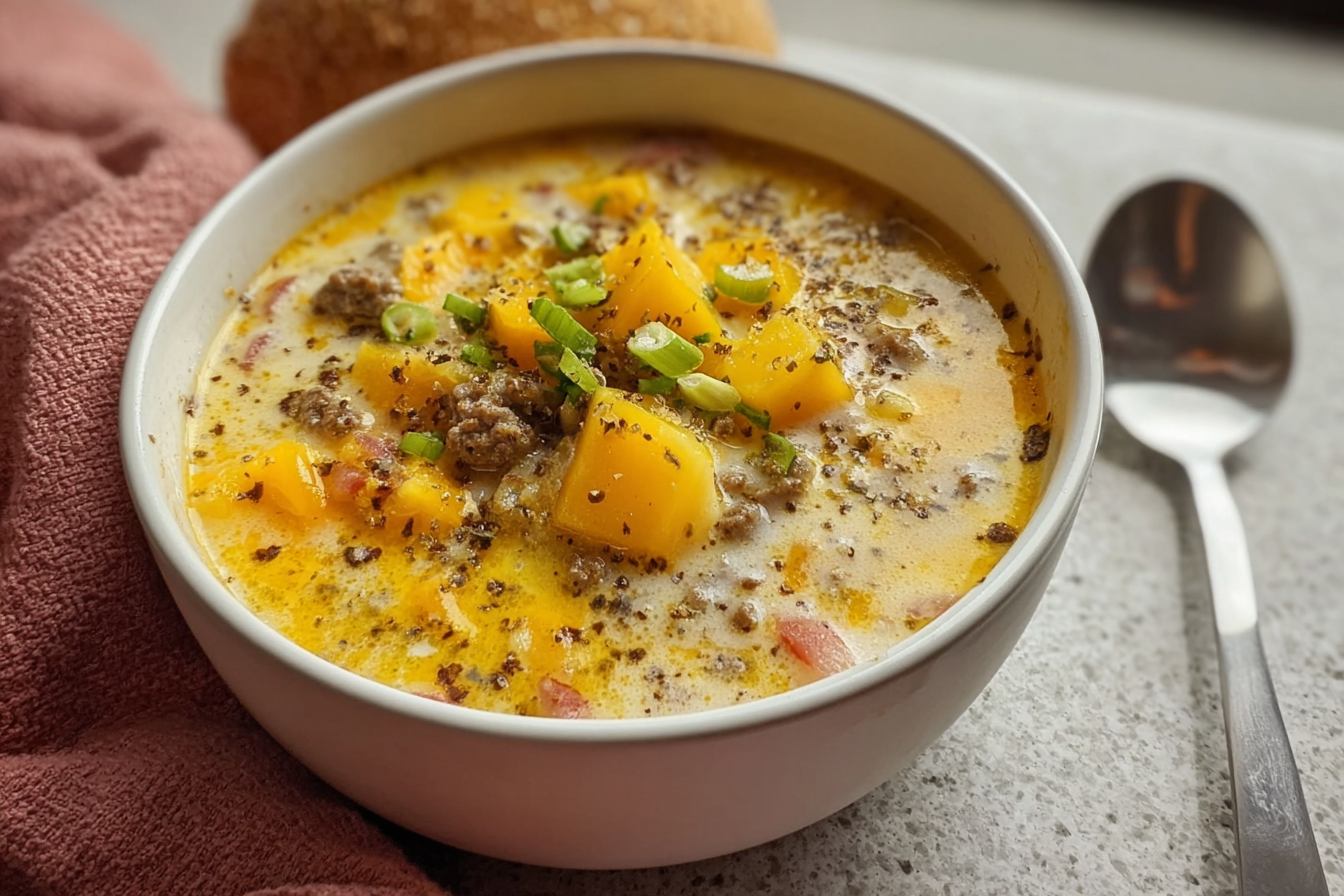 Cheeseburger Soup