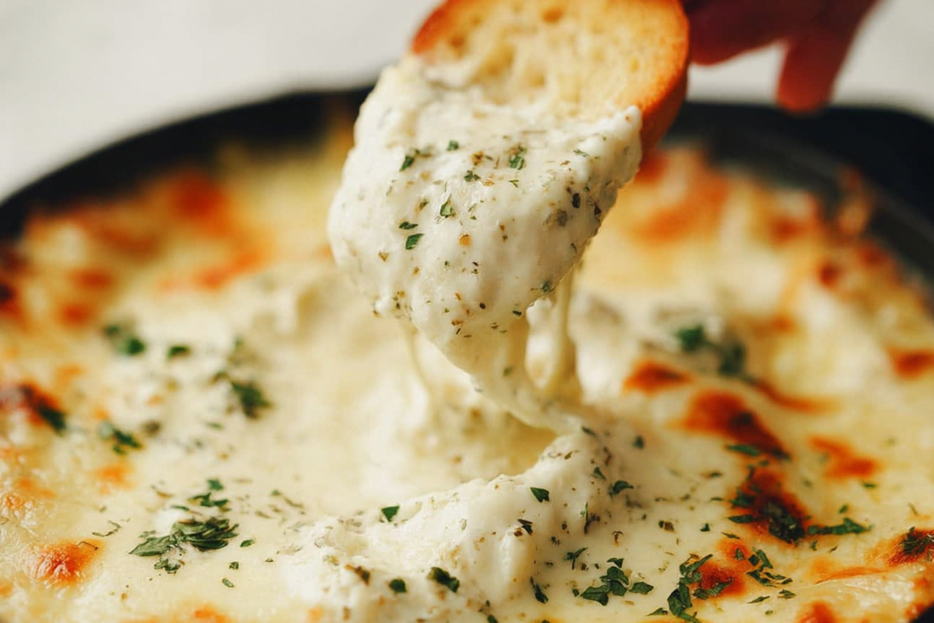 Creamy Chicken Alfredo Dip Delight 6 Chicken Alfredo Dip